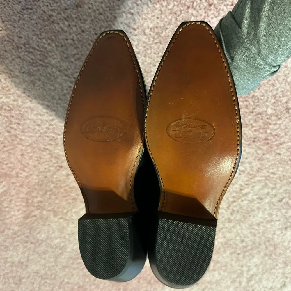 Abilene Black Cowboy Boots NWOT - Picture 2 of 4